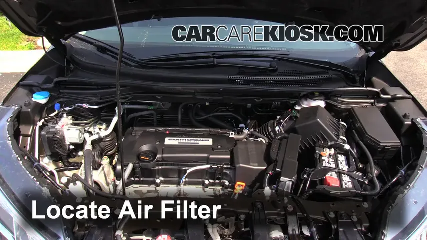 2015 Honda CR-V EX 2.4L 4 Cyl. Air Filter (Engine) Replace
